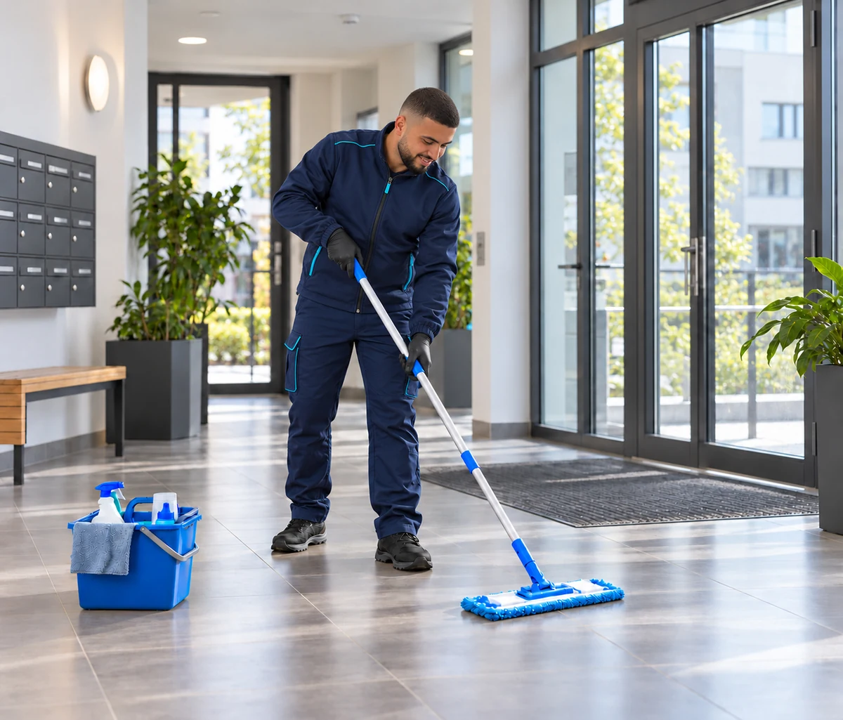 Reinigung mit RAS Gebäudeservice